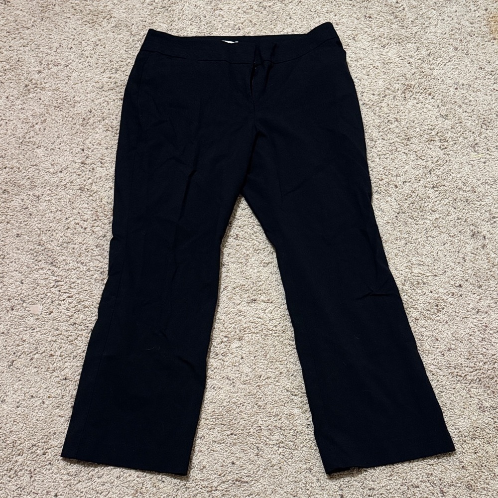 LOFT Black Petite Curvy Pants